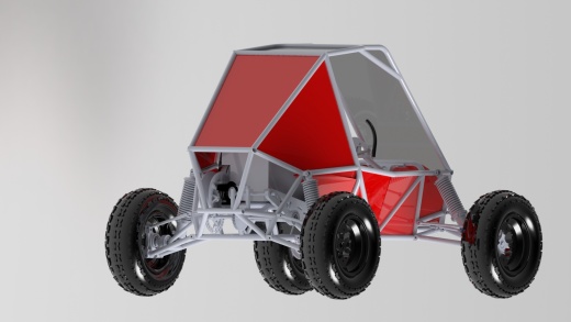 ATV buggy单座越野车3D数模图纸 Solidworks设计缩略图